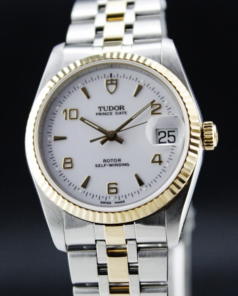 (image for) Tudor Prince Date Steel & 18K Gold Mens Watch / 74033